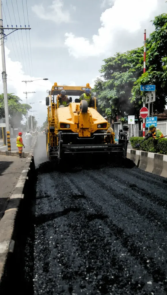 Jasa Aspal Hotmix Serang